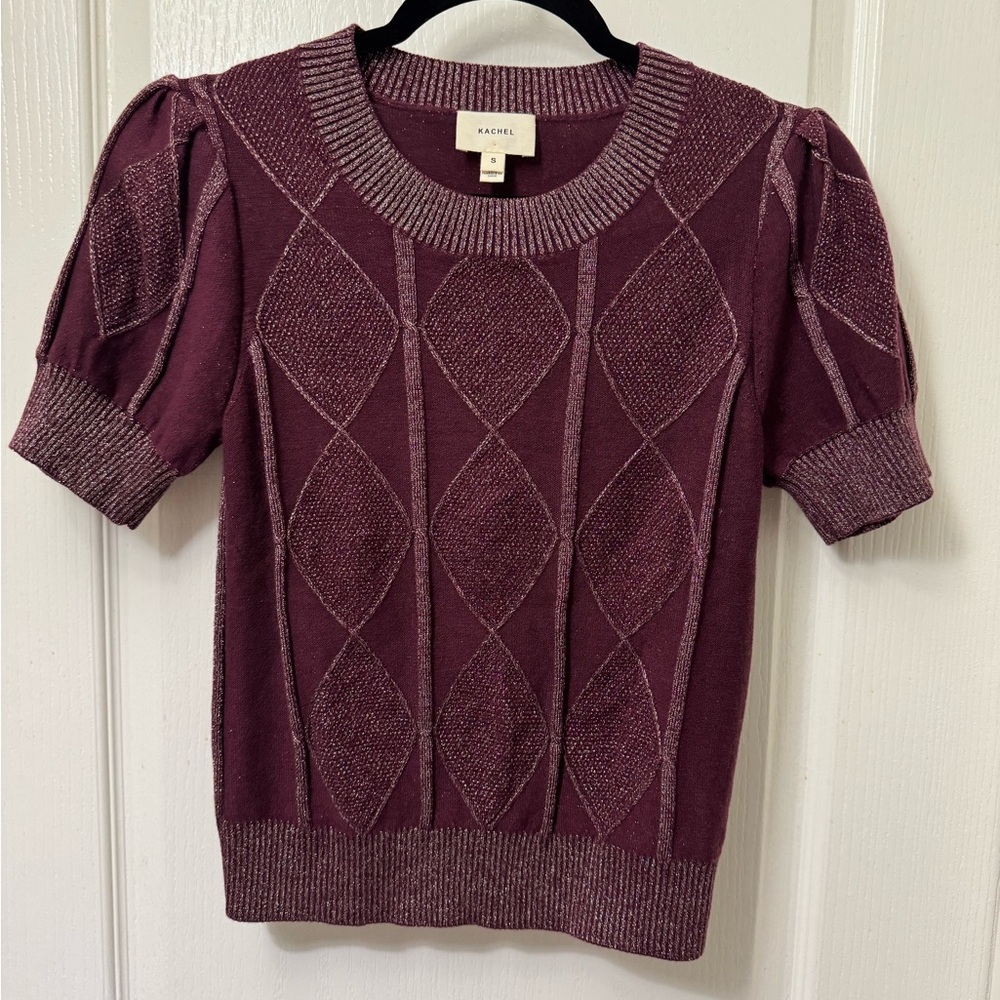 Kachel Lurex Sweater Tee - Picture 4 of 6